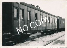 Photo WW2 Railway Wagon Red